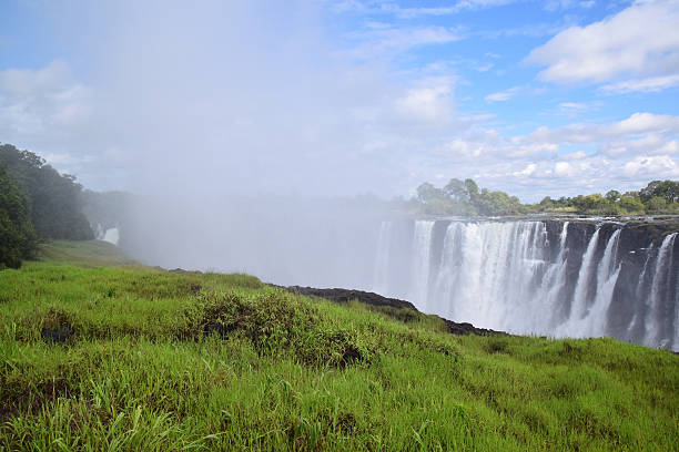 istock Grassland & Main Falls, Victoria Falls, Zimbabwe 503494942