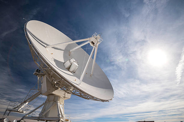 Satellite Array - VLA The Very Large Array, New Mexico astronomical telescope stock pictures, royalty-free photos & images