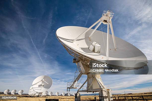 Satellite Array Vla Stock Photo - Download Image Now - Satellite Dish, Radio Telescope, Radar