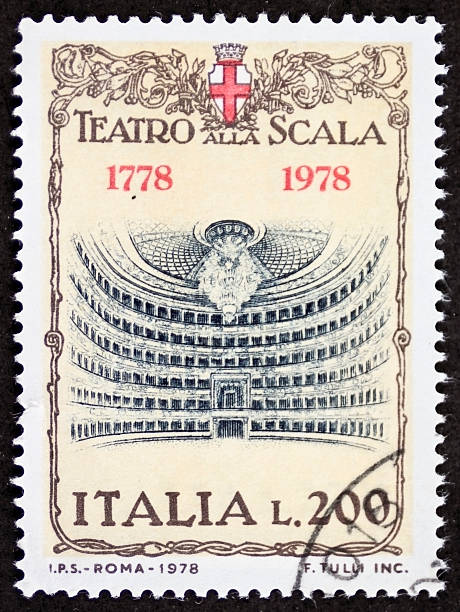 istock Theatre at La Scala postage stamp 503495503