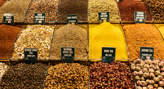 Spice bazaar in istanbul,Turkey
