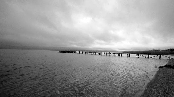 istock Pier on a Lake Prespa, Macedonia 503514526