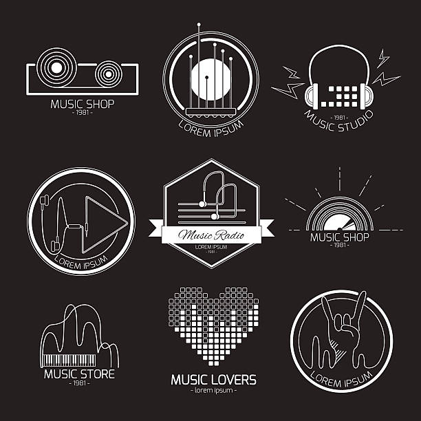 illustrazioni stock, clip art, cartoni animati e icone di tendenza di musica le indicazioni - track headphones music sheet music