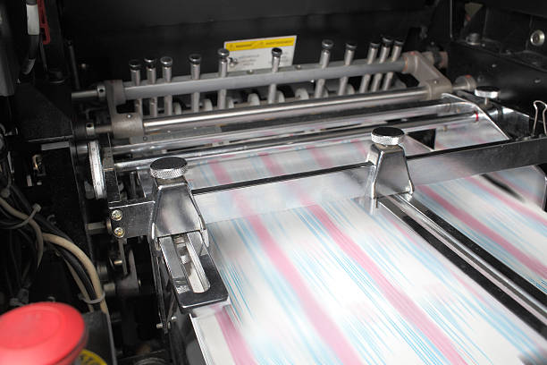 istock Process printing in the printing house 503519266