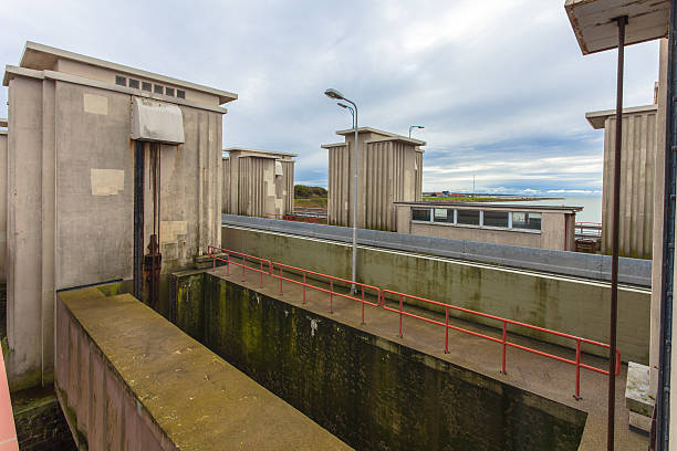 istock Sluice Stevinsluis in Dutch Delta Works Storm Flood Protection 503519424