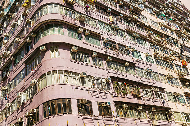istock Crowded apartment house in Hong Kong 503519574
