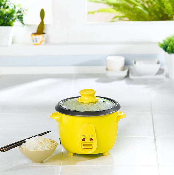 istock Rice cooking pot in the kitchen 503524415