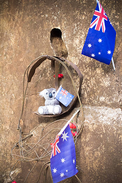 istock Memorial to prisoner of war at Hellfire Pass 503524529
