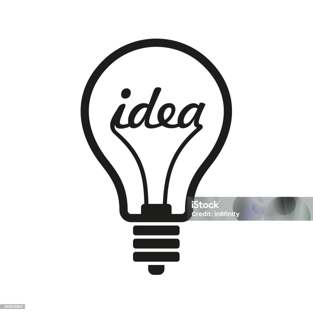 Creative Idea in Bulb Shape as Inspiration Concept Icon. Vector Creative Idea in Bulb Shape as Inspiration Concept Icon. Vector illustration Activity stock vector