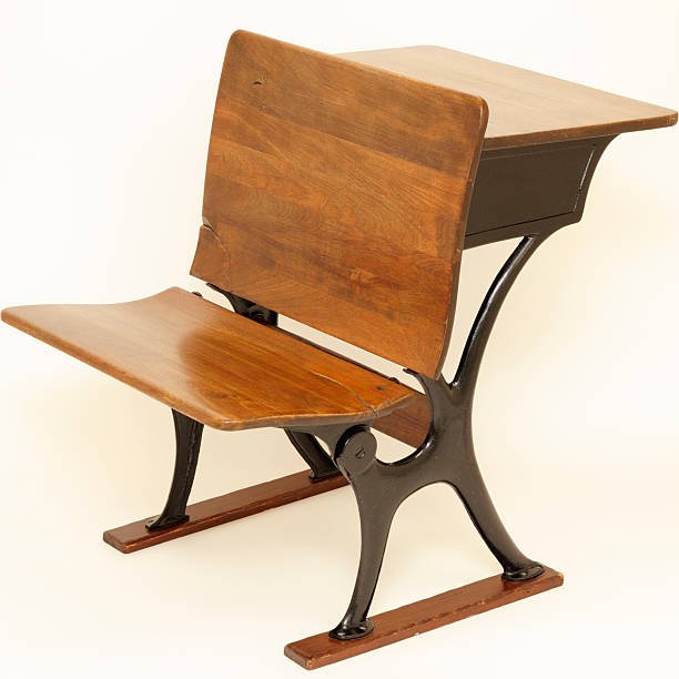 istock Antique School Chair and Desk 503528853