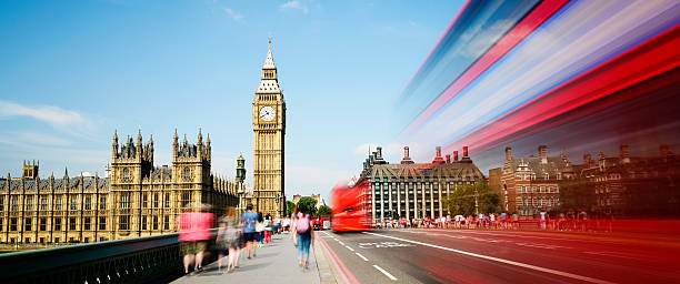 istock Big Ben and Westminster Bridge in London UK 503529339
