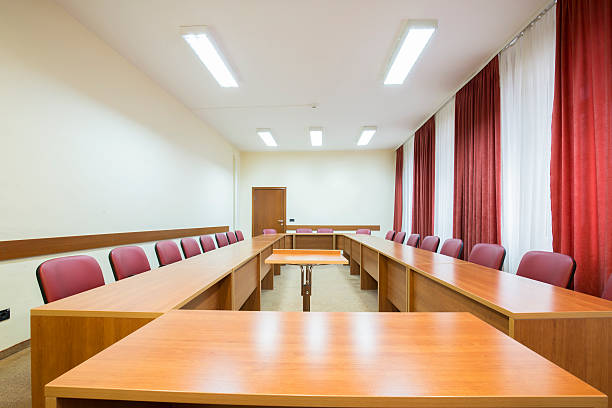 istock Interior of a boardroom 503531494