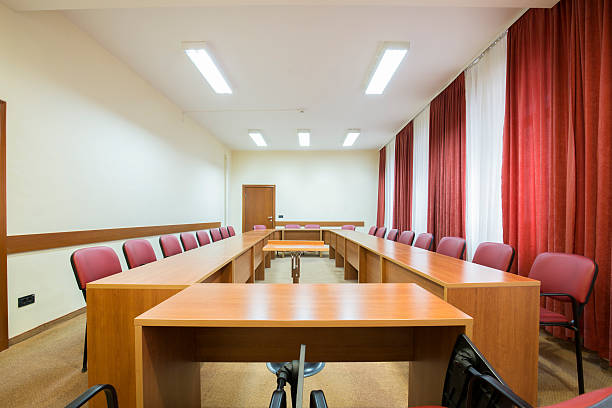 istock Interior of a boardroom 503531668