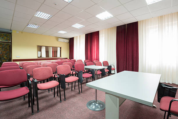 istock Interior of a presentation room 503532098