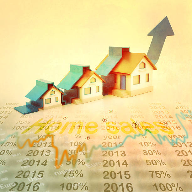 istock Graph of the housing market 503532222
