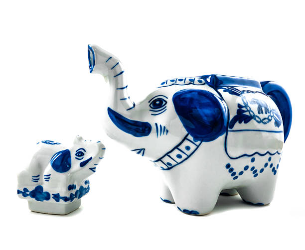 istock Chinaware Elephant figure teapot 503536370