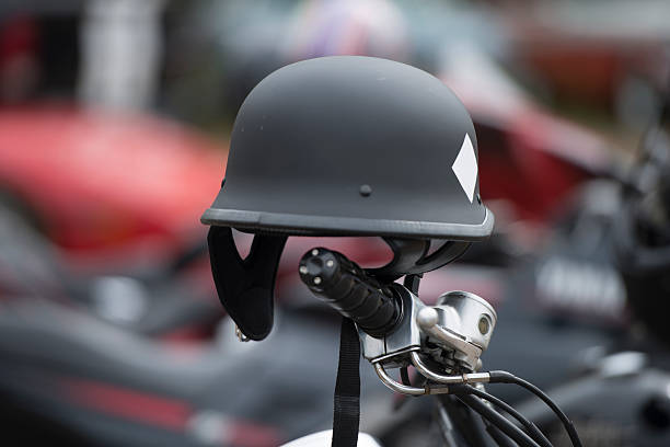 istock Close Up of Motorcycle Helmet 503537612
