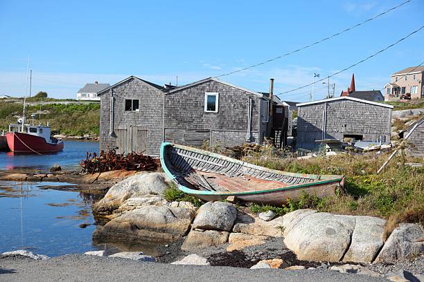 istock Scenic view of a very old boat 503541494