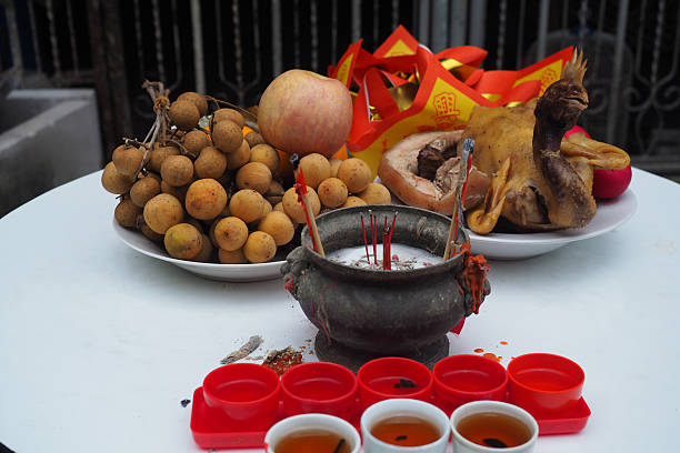 istock Chinese New Year's Day worship 503541626