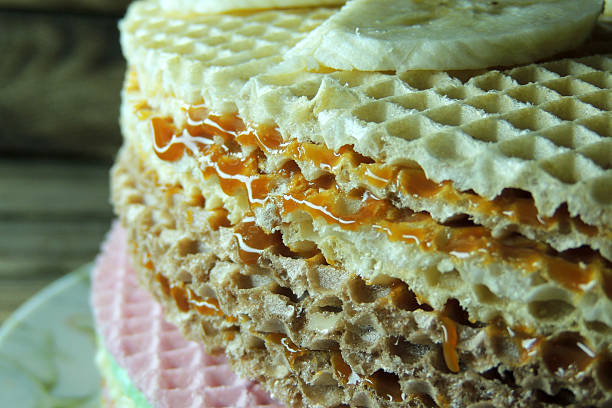 istock waffle cake with condensed milk 503542124