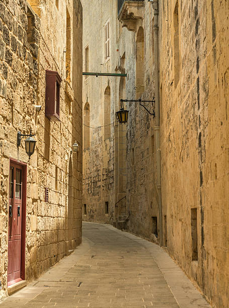 istock street in Maltese Mdina 503544148