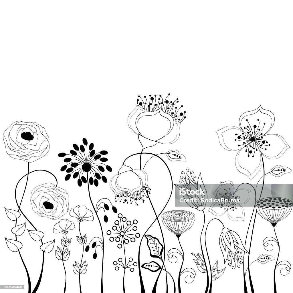 Floral background Abstract stock vector