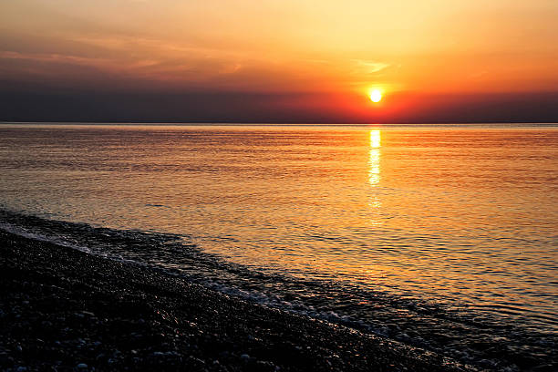 istock Calm morning at the sea shore 503545724