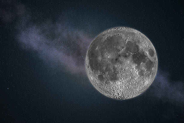 istock Moon in the sky with star 503546520