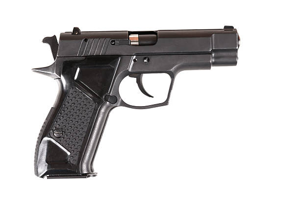istock Pistol isolated on white background 503546832