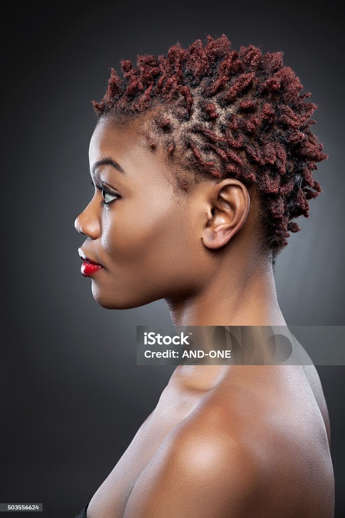 Black Beauty With Short Spiky Hair Stock Photo - Download Image Now -  Adult, Adults Only, African Ethnicity - iStock