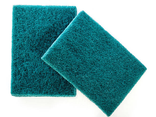 istock green scrub pad isolated on white background 503558262