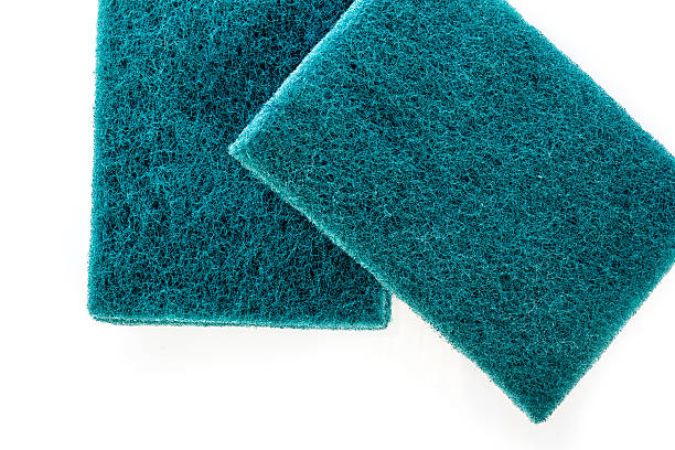 istock green scrub pad isolated on white background 503558668