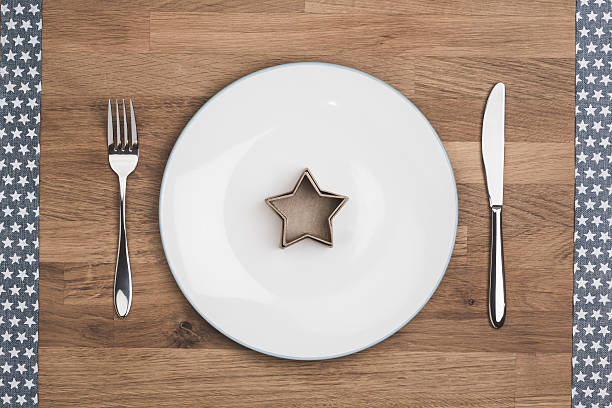 istock favourite food star on white plate and border 503558802