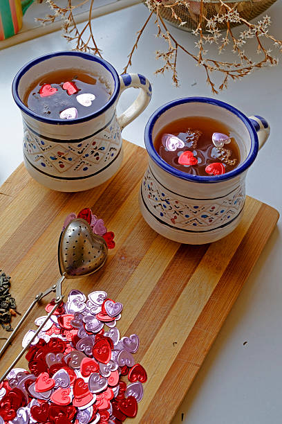 istock Valentine's day tea for two portrait top side 503562898