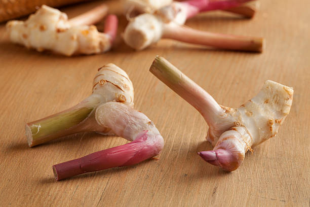 istock Fresh pieces of Thai ginger close up 503563024