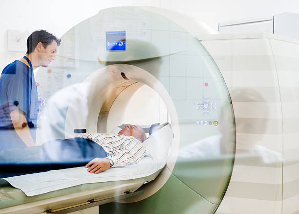 istock Patient and Doctor in CAT Scan 503565843