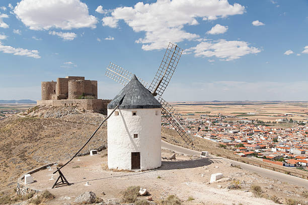 istock Beautiful windmill in Consuegra, Toledo, Spain 503566285