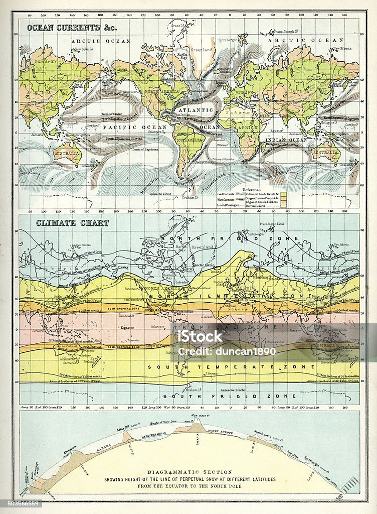 Mapas do mundo - Royalty-free Carta Marítima Ilustração de stock