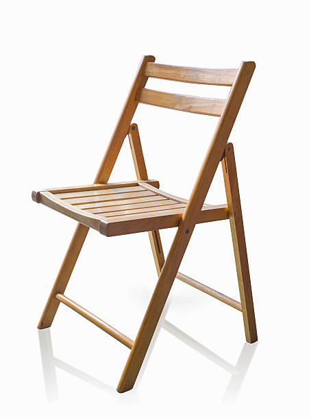 istock Wooden chair isolated on white background, use clipping path 503567640