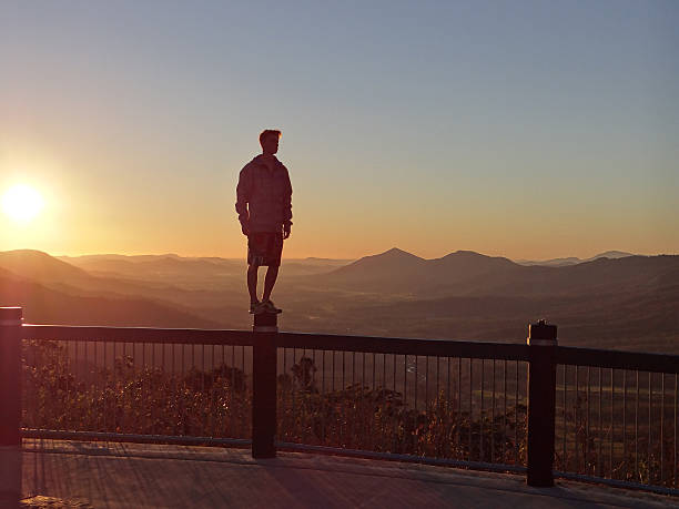 istock Boy standing on a fence 503568318