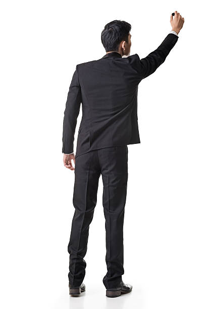 istock Asian businessman paint something 503568319