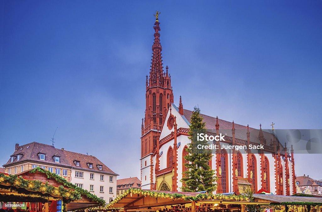 Marché de Noël de Wurtzbourg - Photo de Würzburg libre de droits