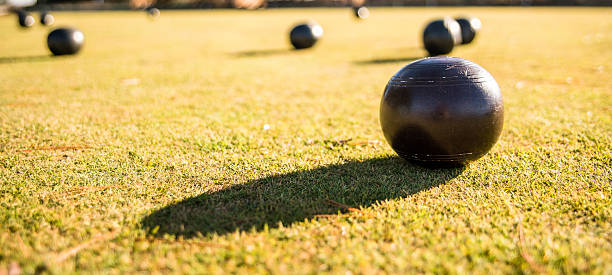istock Balls for bowls at the lawn 503568576