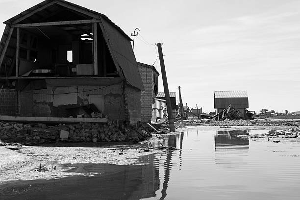 istock Destroyed and flooded the house 503569058