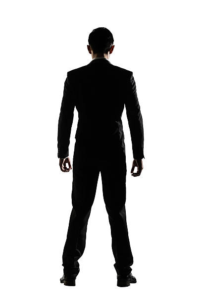 istock Silhouette of business man standing 503570143