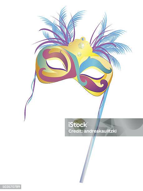 Venetian Mask Stock Illustration - Download Image Now - Backgrounds, Celebration, Costume