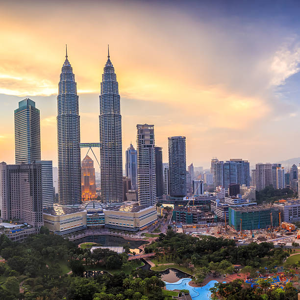 istock Kuala Lumper skyline at twilight 503585020