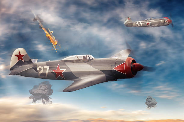 istock Combat aircraft in the sky 503585064