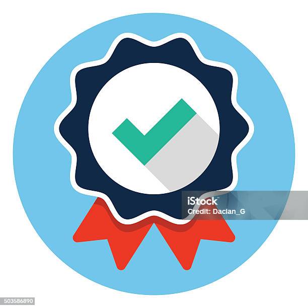 Approved Certificate Icon Stock Illustration - Download Image Now - Rubber Stamp, Endorsing, Icon Symbol