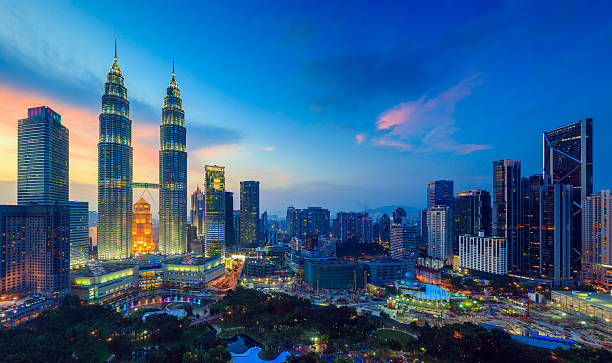 istock Kuala Lumper skyline at twilight 503587308